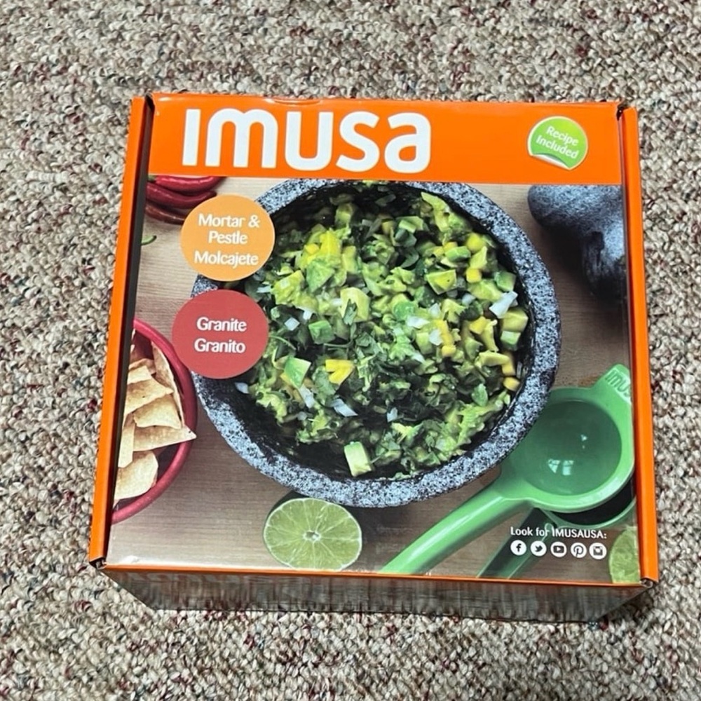 IMUSA Granite Mortar and Pestle